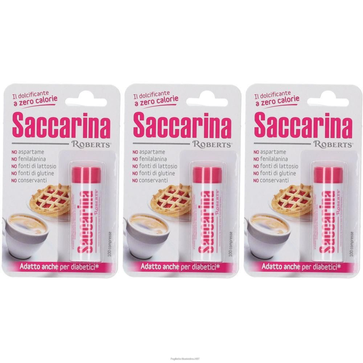 Cerca Offerte di saccarina roberts® 3x100 pz compresse e acquista online