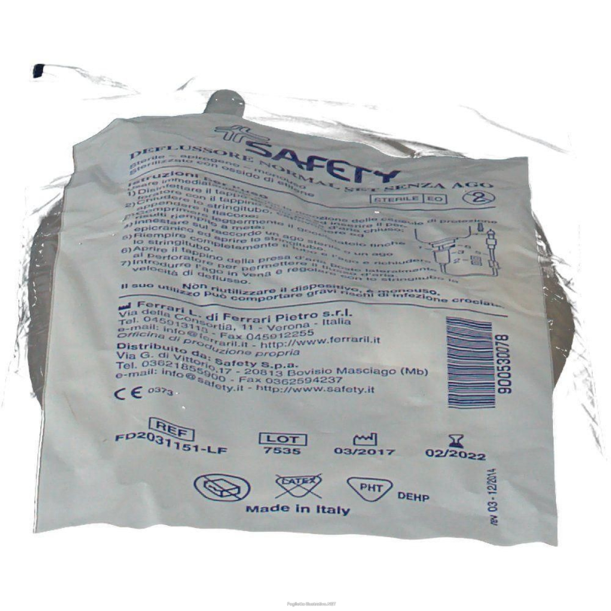 Cerca Offerte di safety deflussore sterile senza ago 6x1 pz set di infusione e acquista online