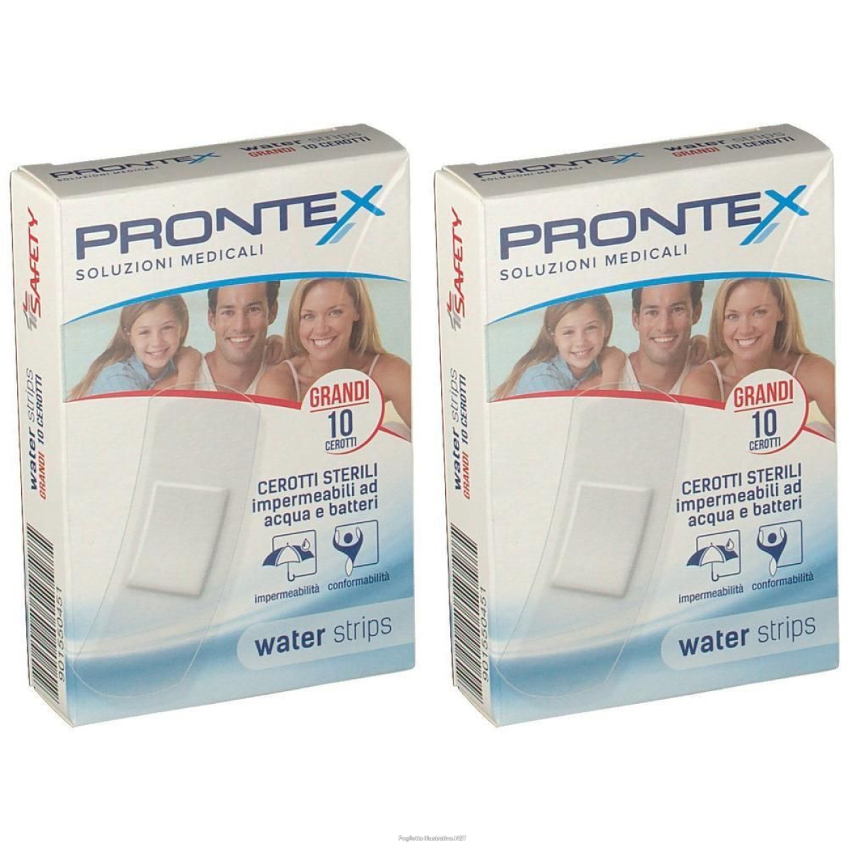 Cerca Offerte di safety prontex water strips cerotti impermeabili grandi 10 pz cerotto e acquista online