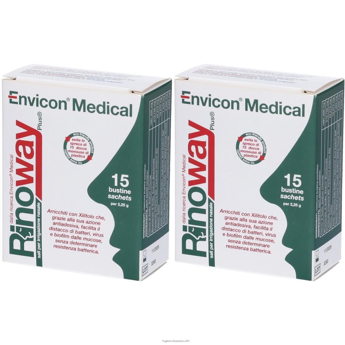 Cerca Offerte di sale isotonico rinoway plus con xilitolo 15 bustine 2x15 st e acquista online