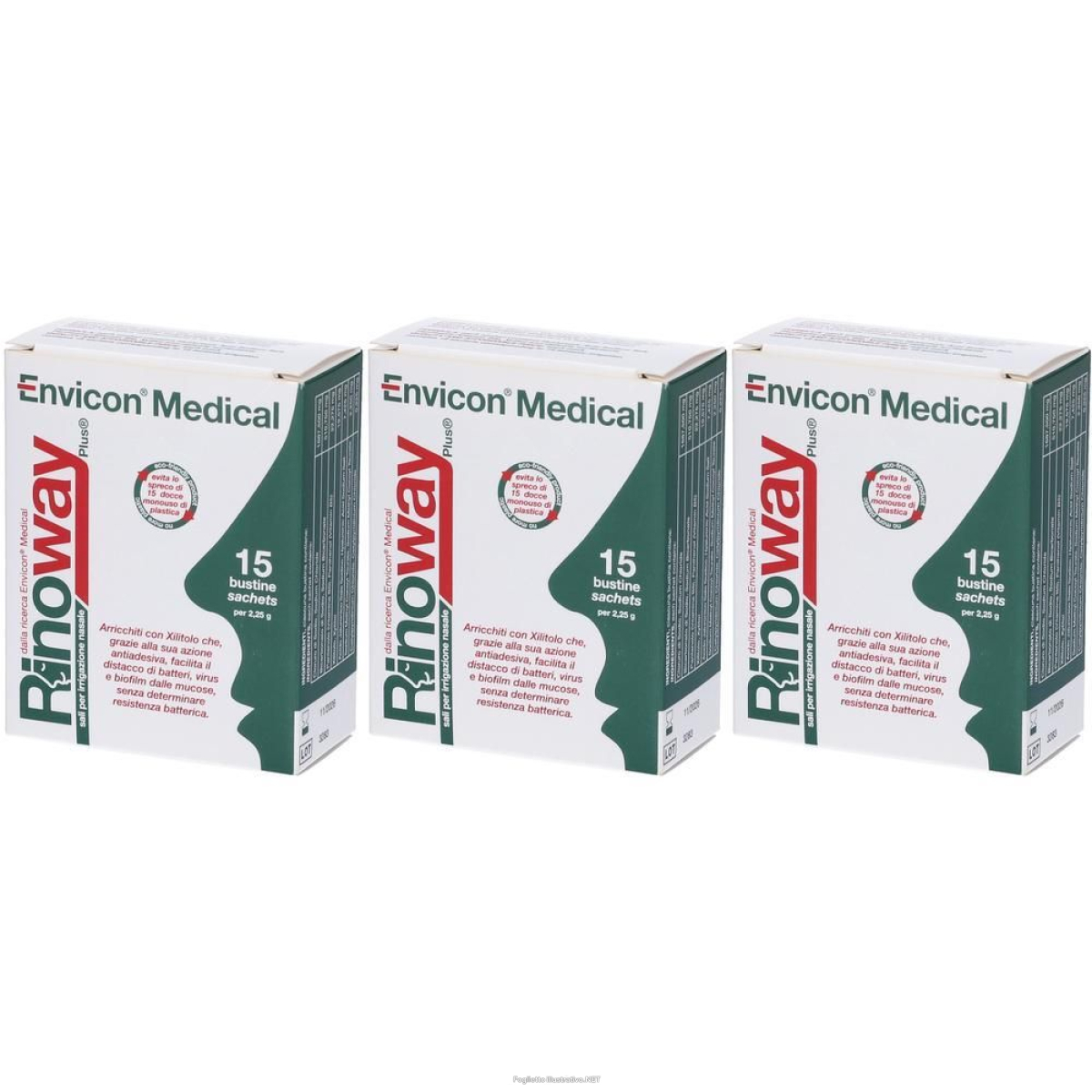 Cerca Offerte di sale isotonico rinoway plus con xilitolo 15 bustine 3x15 st e acquista online