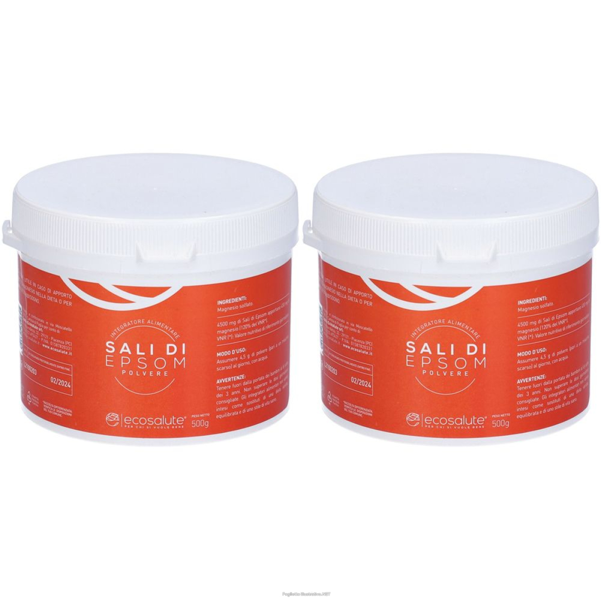 Cerca Offerte di sali di epsom polvere set da 2 2x500 g sale e acquista online