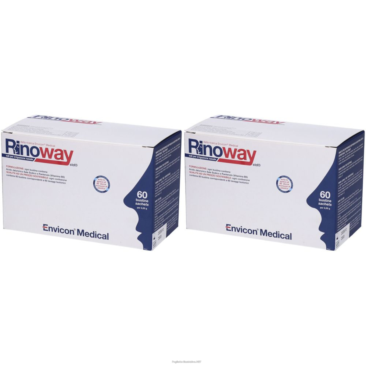 Cerca Offerte di sali isotonici per doccia nasale rinoway® set da 2 2x60 pz nasa e acquista online