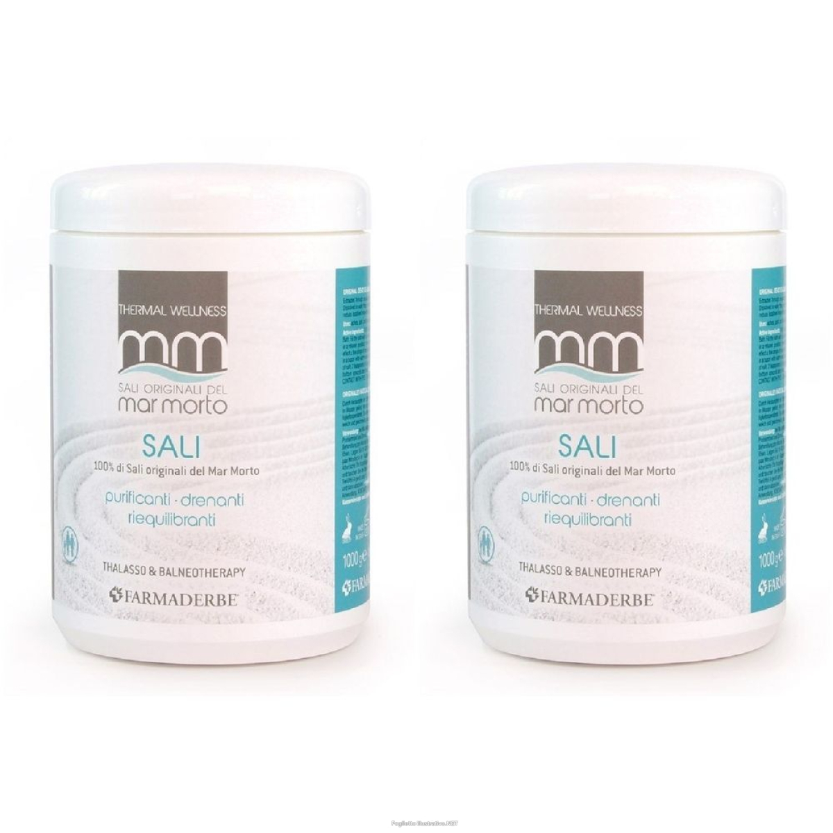 Cerca Offerte di sali originali del mar morto set da 2 2x1000 g sale bagno e acquista online
