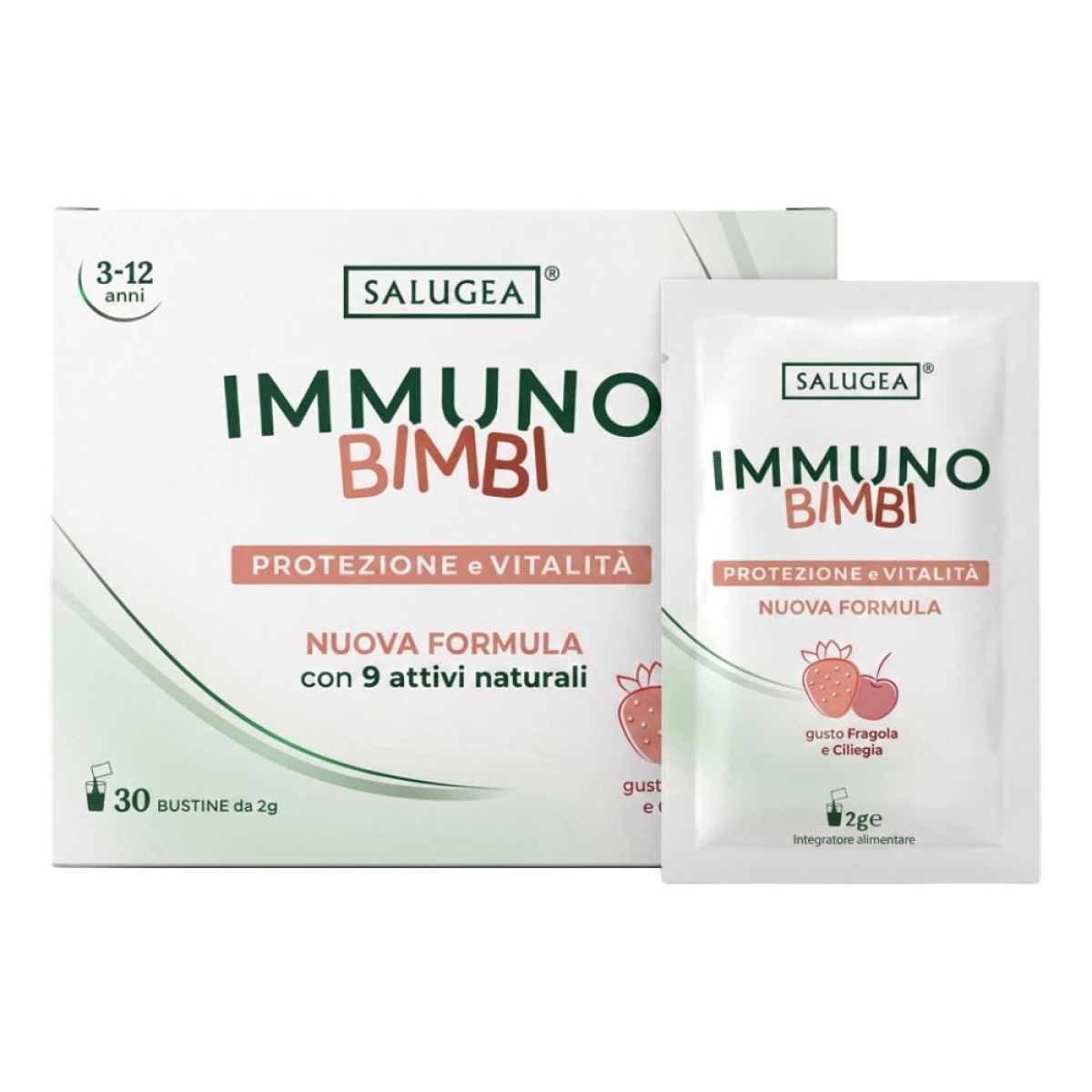 Cerca Offerte di Salugea immuno bimbi 30 bustine fragola ciliegia senza glutine e lattosio e acquista online