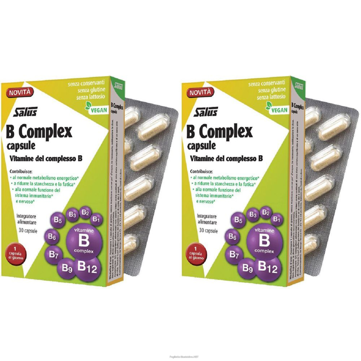 Cerca Offerte di salus b complex capsule set da 2 2x11 g e acquista online
