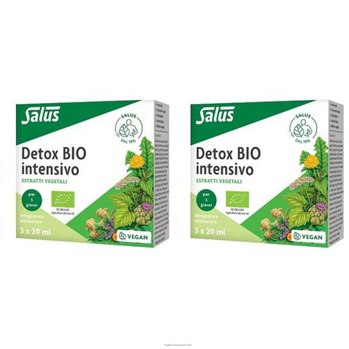 Cerca Offerte di salus detox bio intensivo set da 2 2x60 ml soluzione orale e acquista online