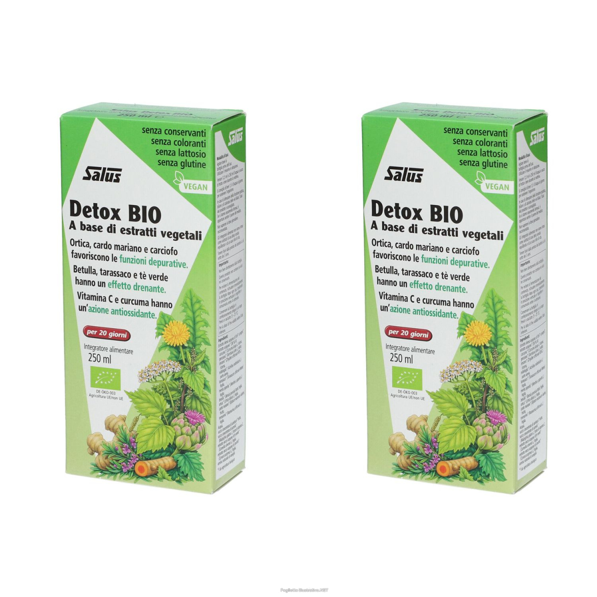 Cerca Offerte di salus detox bio set da 2 2x250 ml soluzione orale e acquista online