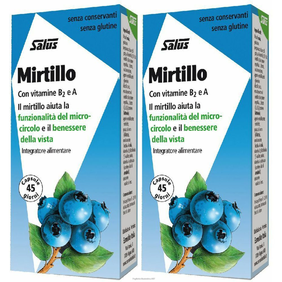 Cerca Offerte di salus mirtillo set da 2 2x19,8 g capsule e acquista online