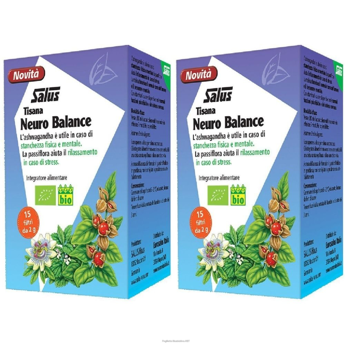 Cerca Offerte di salus tisana neuro balance 2x30 g bustine filtro e acquista online