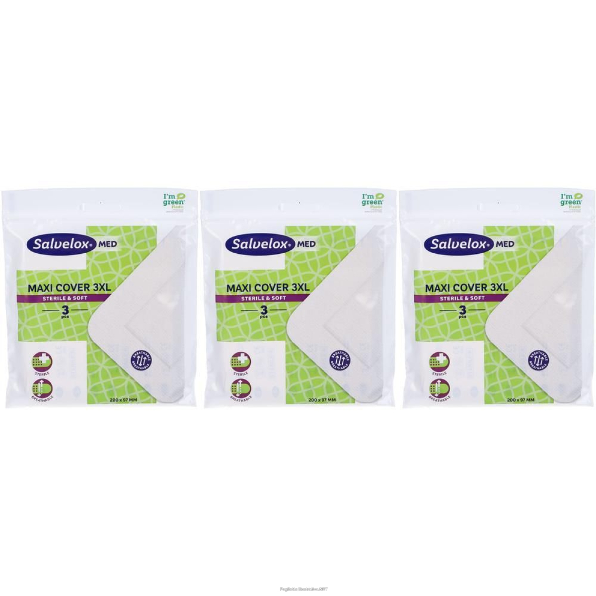 Cerca Offerte di salvelox med maxi cover 3xl cerotto 20cm x 9,7cm 3 st e acquista online
