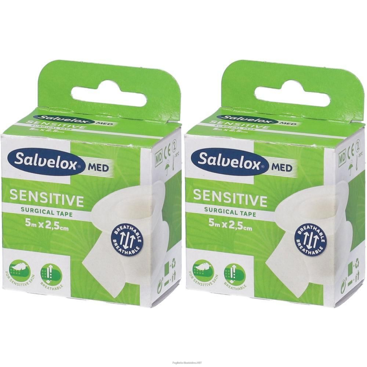Cerca Offerte di salvelox med sensitive nastro chirurgico 5m x 2,5 cm 2x1 pz fasciatura e acquista online