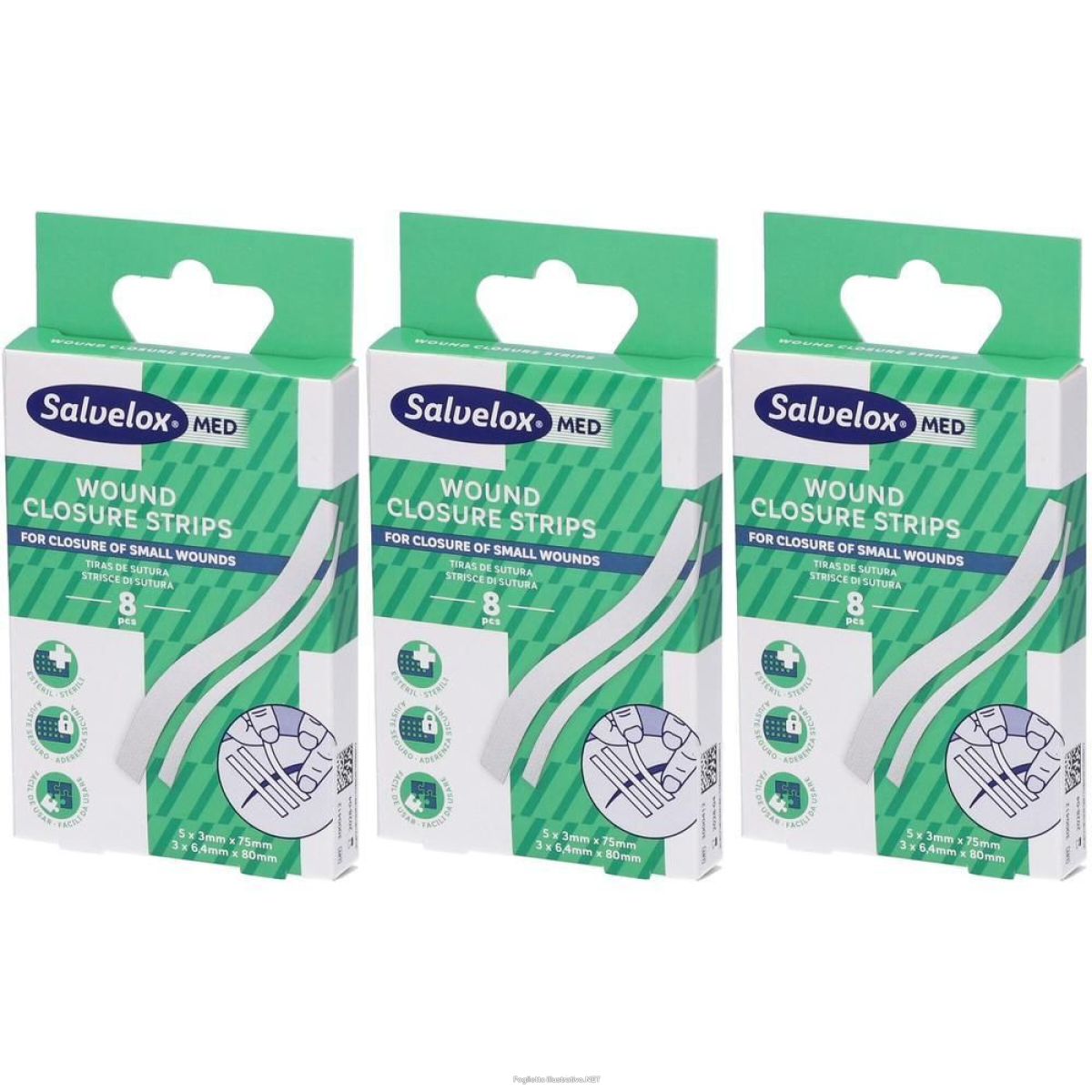 Cerca Offerte di salvelox med strisce di sutura miste 3x8 st e acquista online