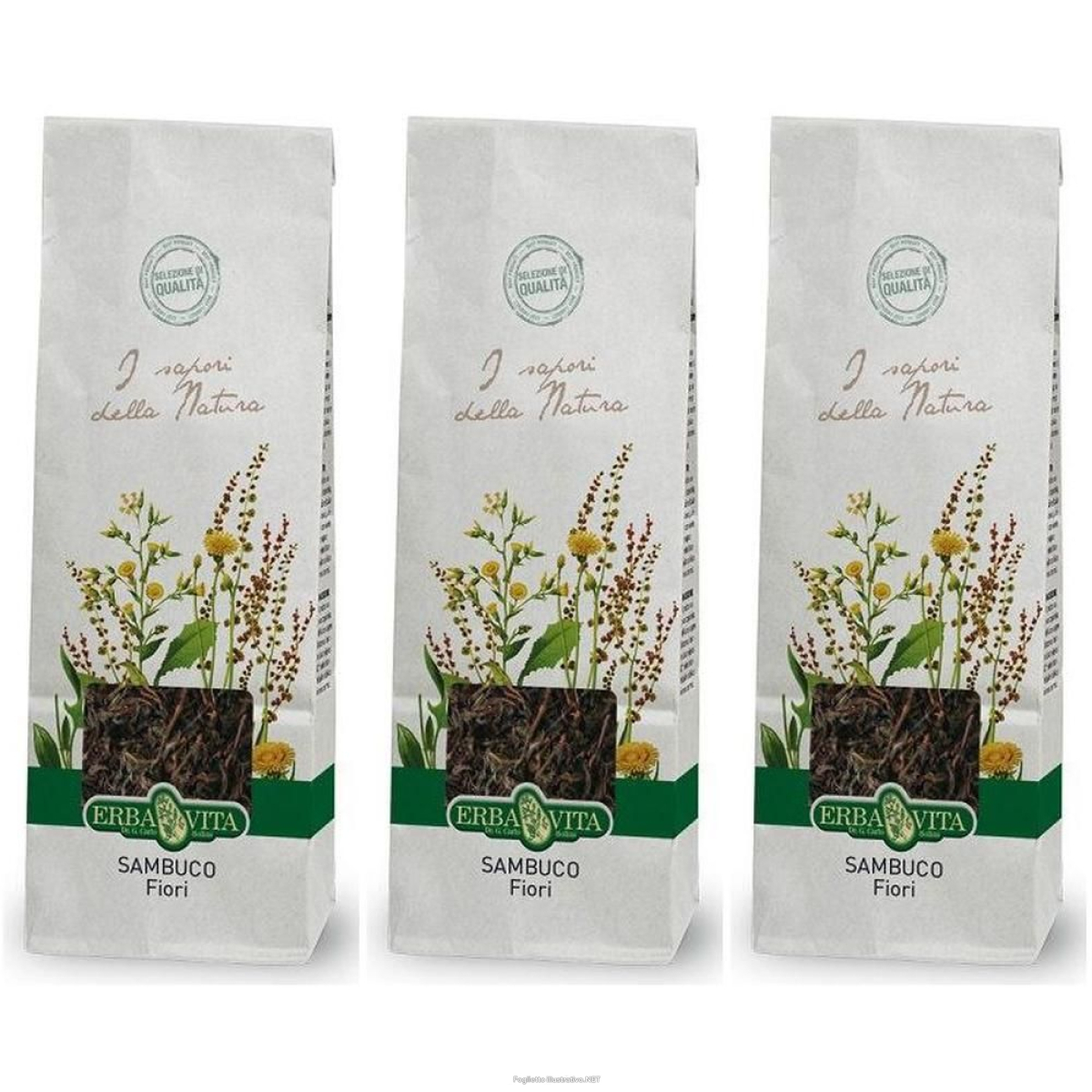 Cerca Offerte di sambuco fiori 3x100 g e acquista online