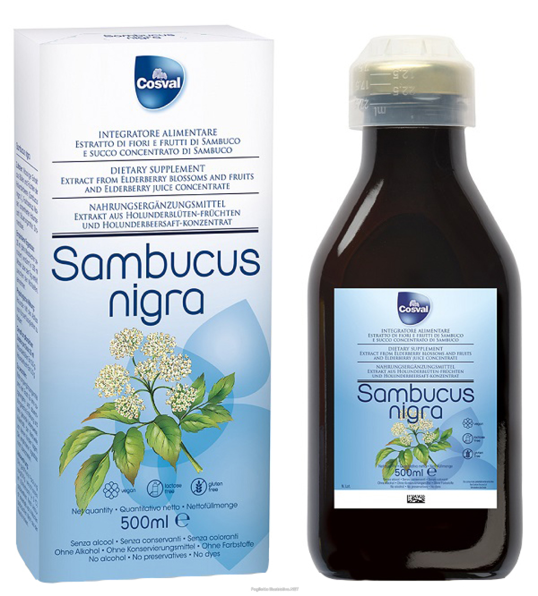 Cerca Offerte di sambucus nigra 500 ml senza glutine e lattosio e acquista online