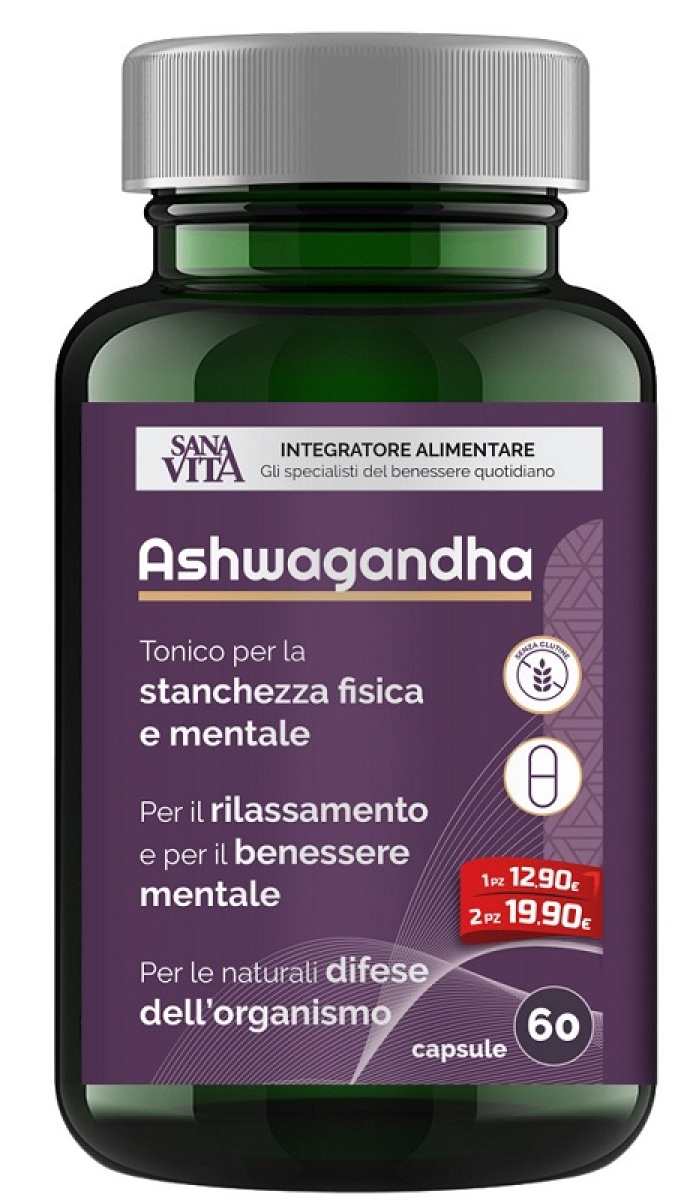Cerca Offerte di Sanavita ashwagandha integratore per stanchezza mentale e fisica 60 capsule e acquista online