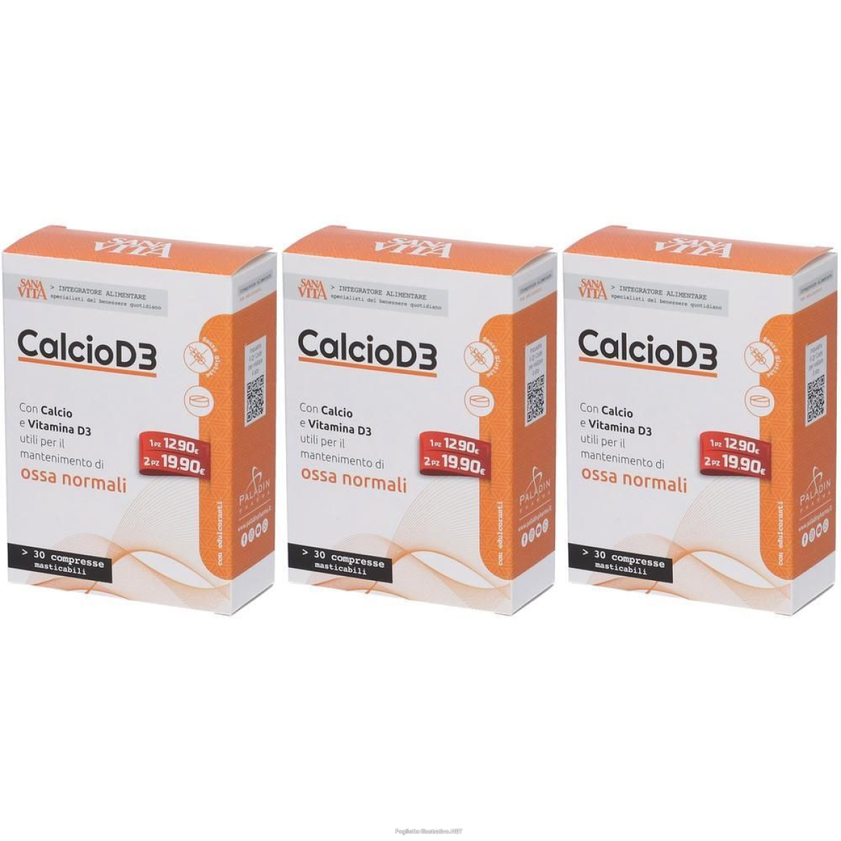 Cerca Offerte di sanavita calcio vitd3 compresse 3x30 pz e acquista online