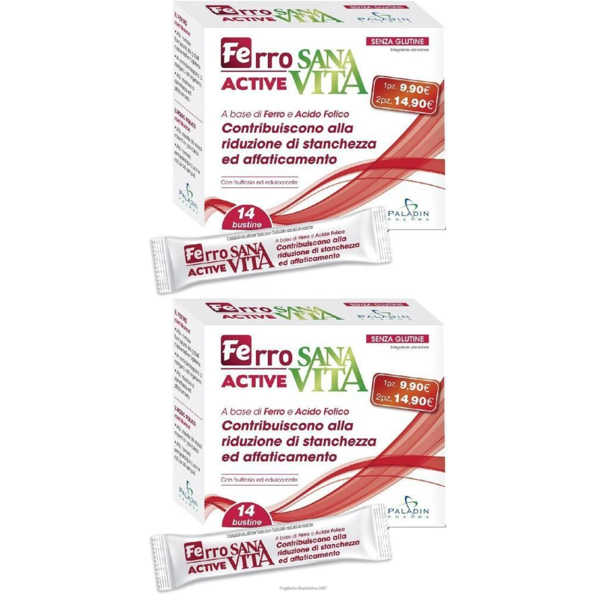 Cerca Offerte di sanavita ferro 14bust 2x14 pz bustina e acquista online