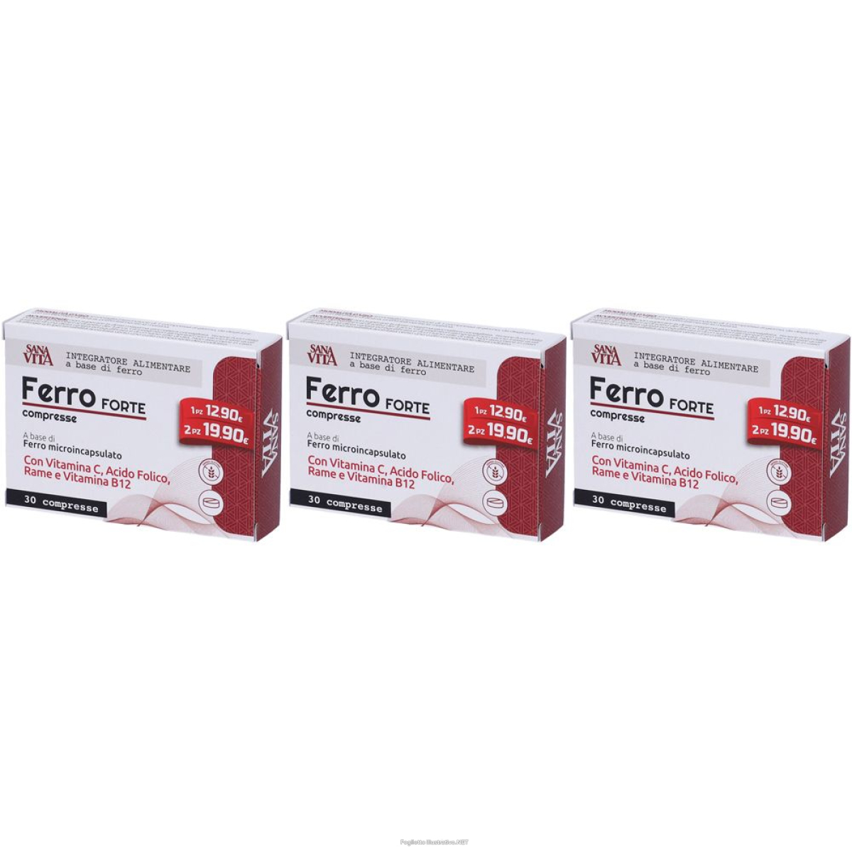 Cerca Offerte di sanavita ferro forte compresse set da 3 3x30 pz e acquista online