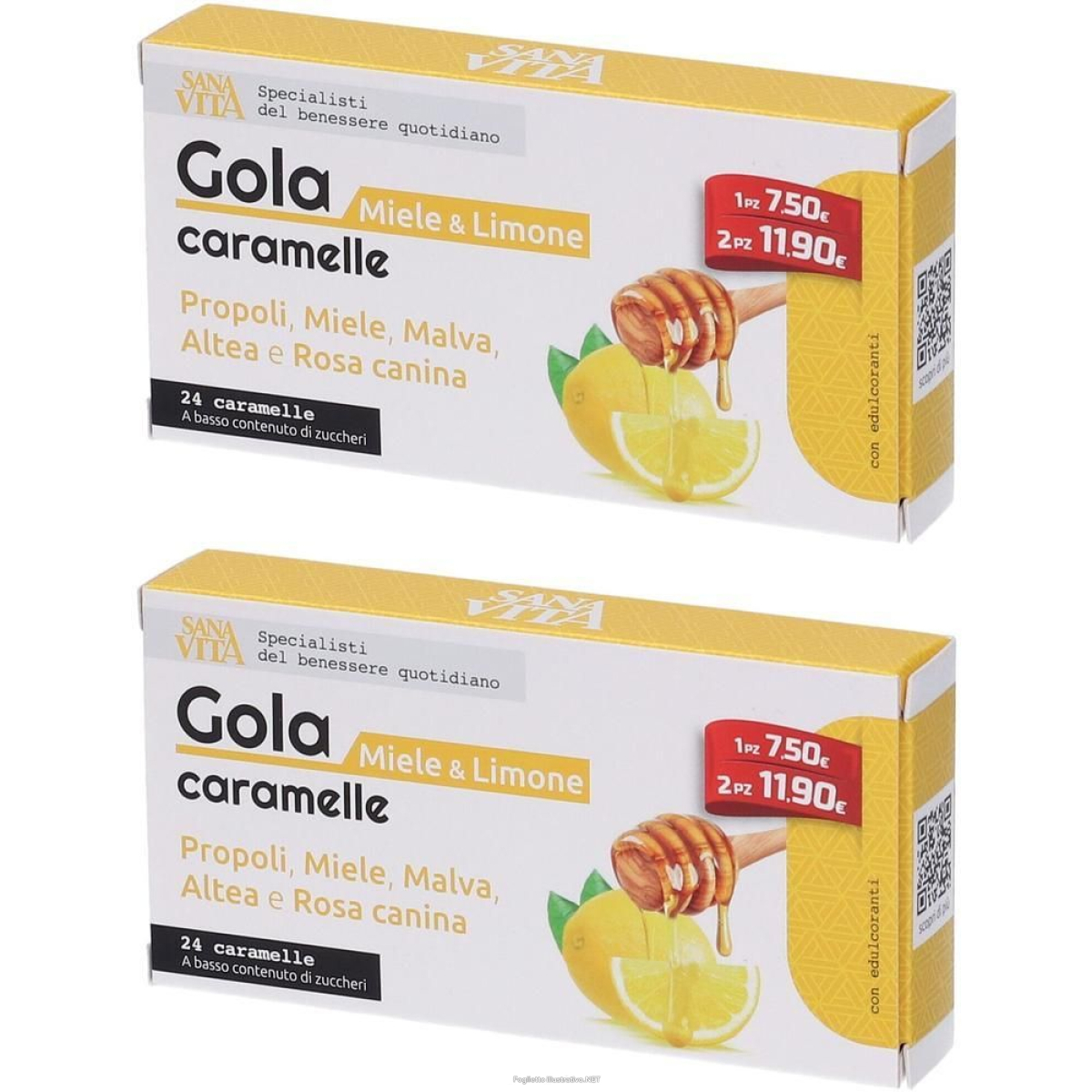 Cerca Offerte di sanavita gola miele & limone caramelle 2x24 g e acquista online