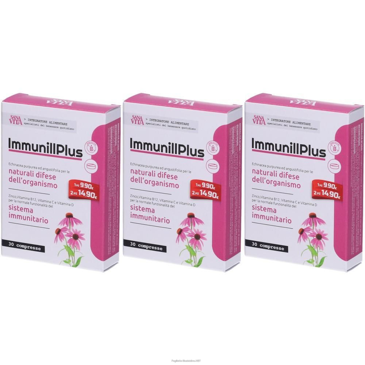 Cerca Offerte di sanavita immunillplus 30 compresse 3x30 pz e acquista online