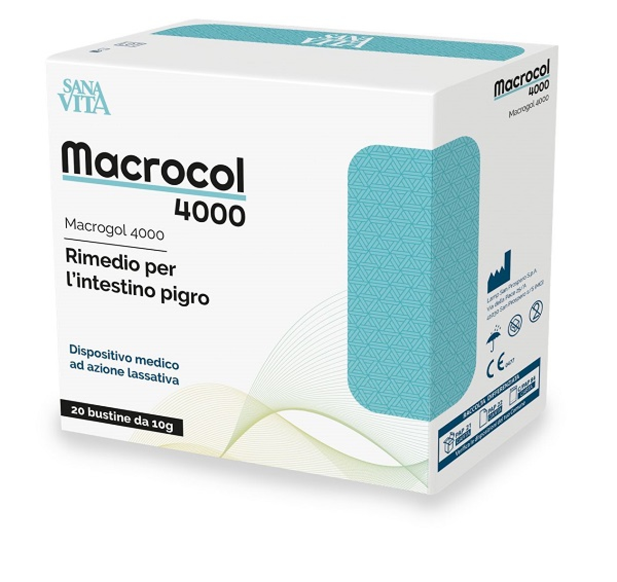 Cerca Offerte di Sanavita macrocol 4000 20 bustine da 10 g non contiene zuccheri e acquista online