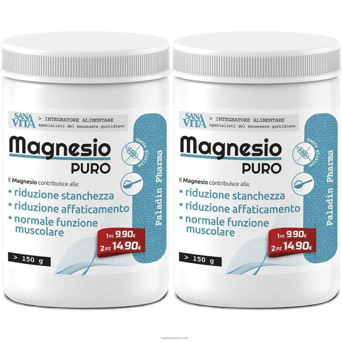 Cerca Offerte di sanavita magnesio pure polvere 2x150 g e acquista online