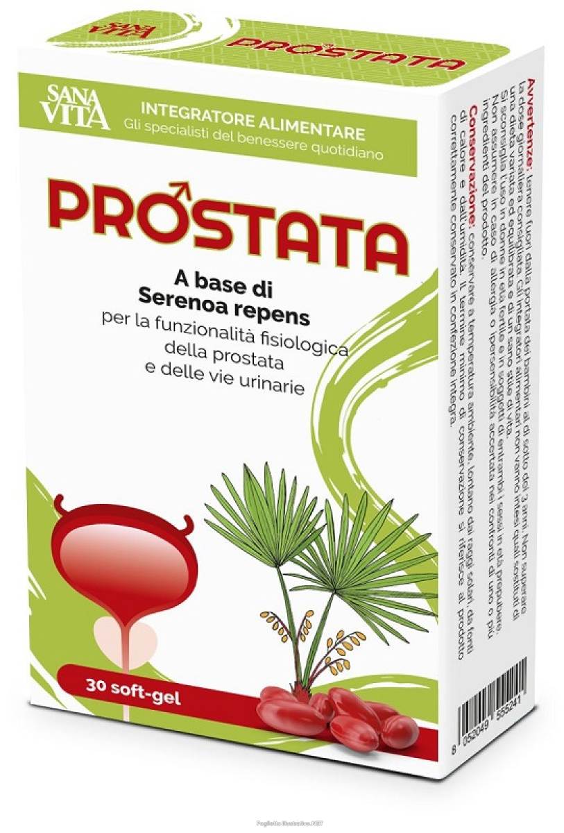 Cerca Offerte di sanavita prostata integratore per la funzionalità di prostata e vie urinarie 30 soft-gel e acquista online
