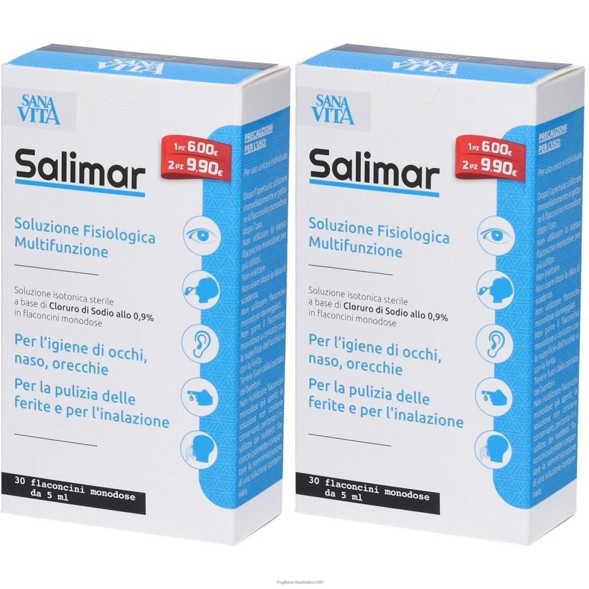Cerca Offerte di sanavita salimar soluzione fisiologica multifunzione flaconcini 2x150 e acquista online