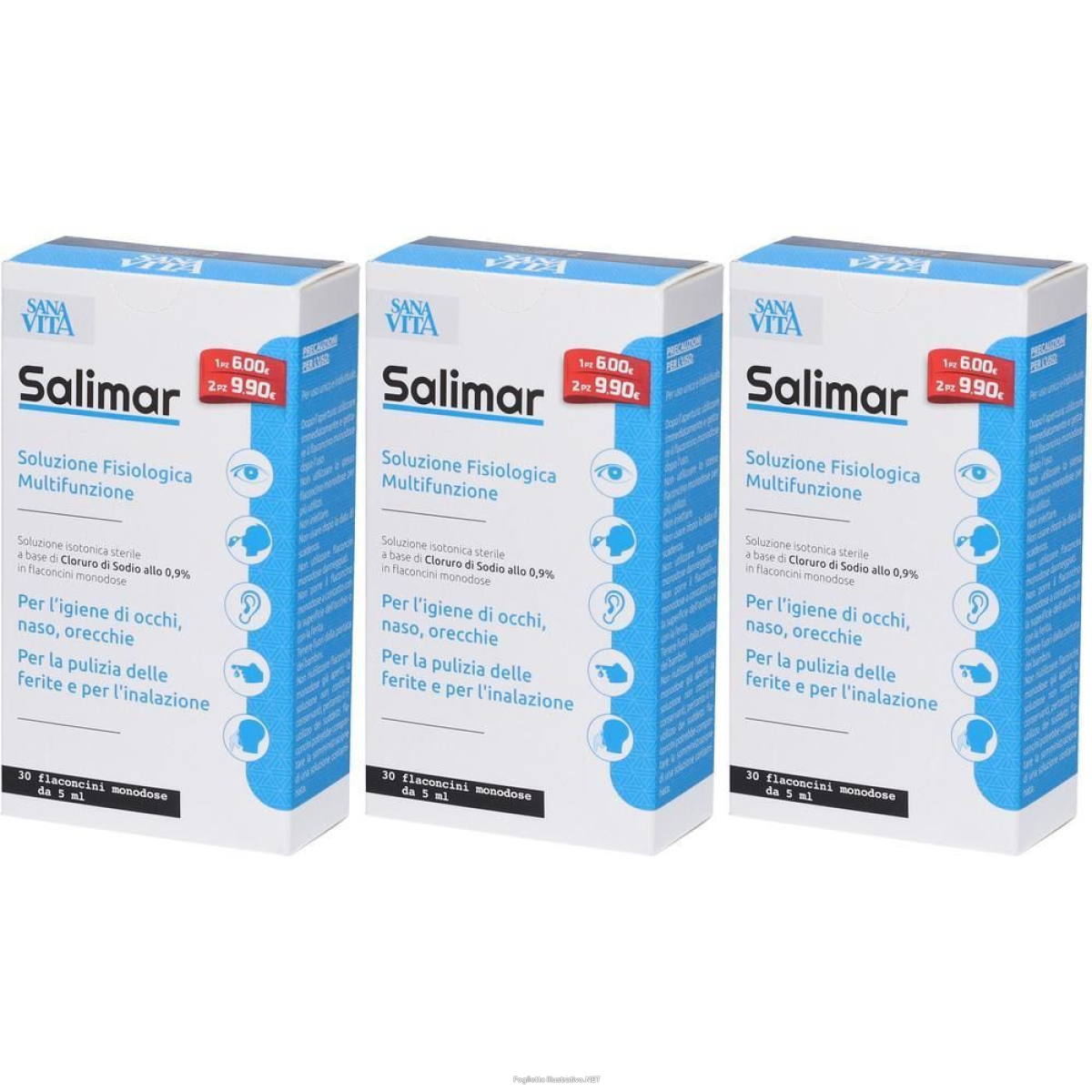 Cerca Offerte di sanavita salimar soluzione fisiologica multifunzione flaconcini 3x150 e acquista online