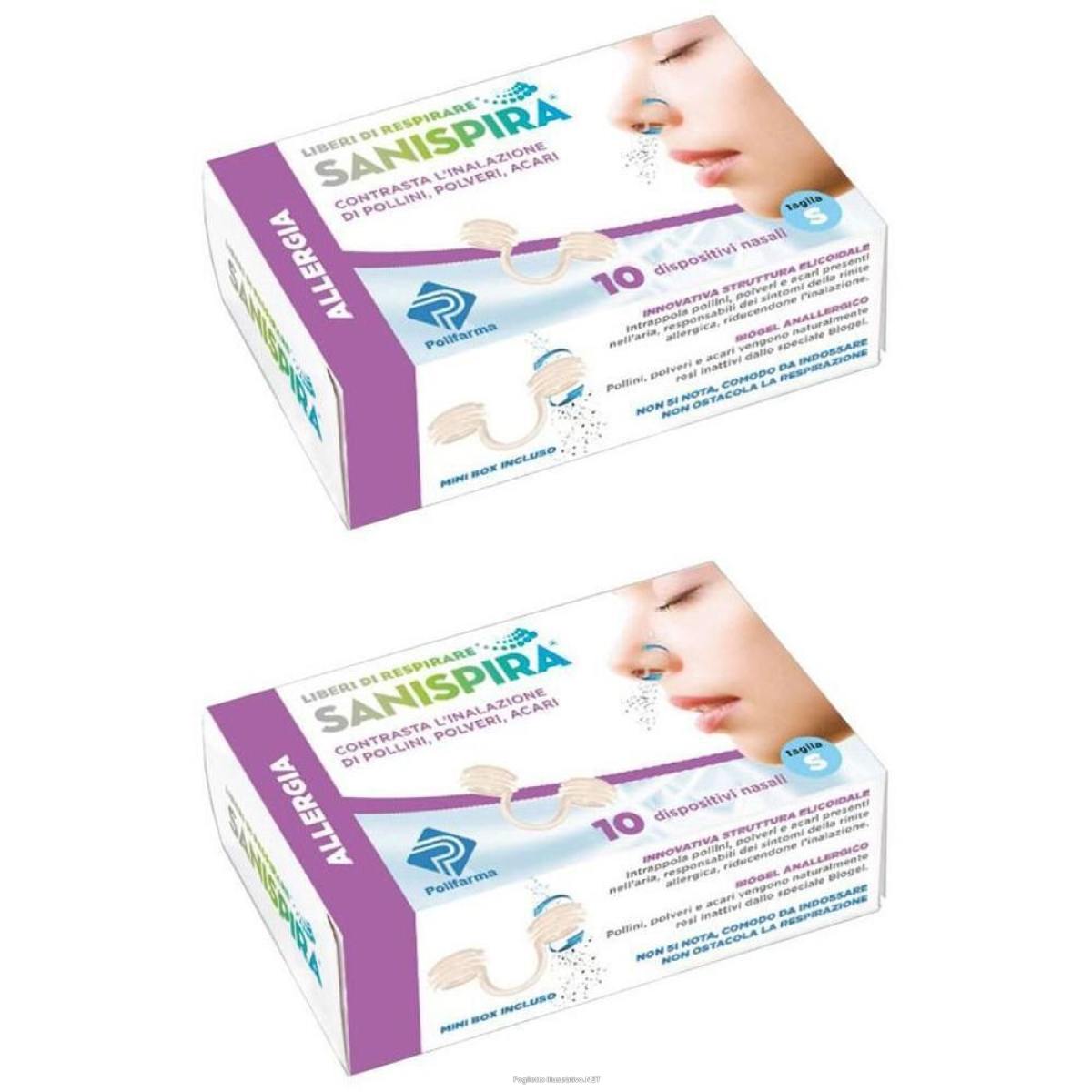 Cerca Offerte di sanispira allergia dispositivo nasale 10 pezzi taglia l 2x10 st e acquista online