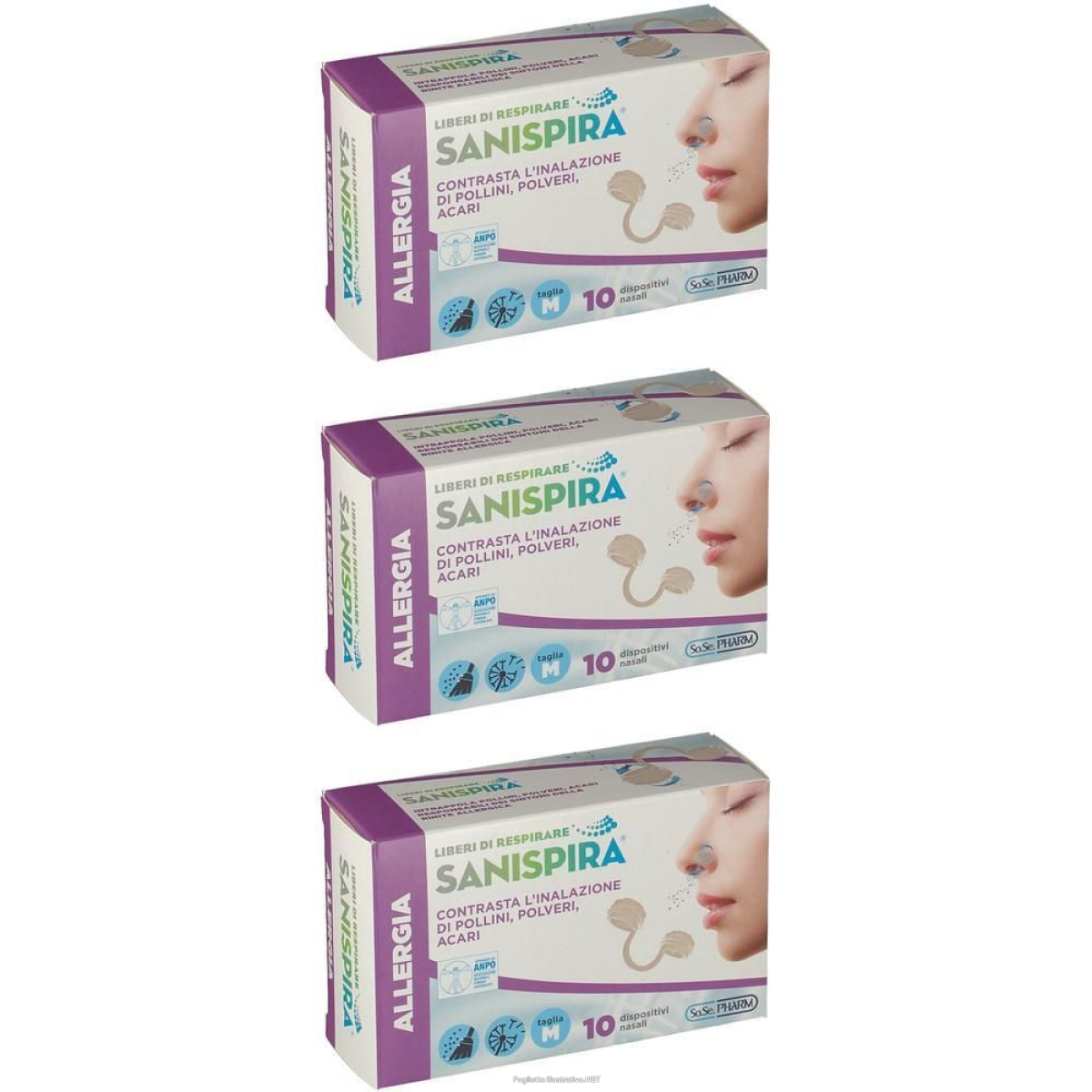 Cerca Offerte di sanispira® allergia taglia m 3x10 st e acquista online