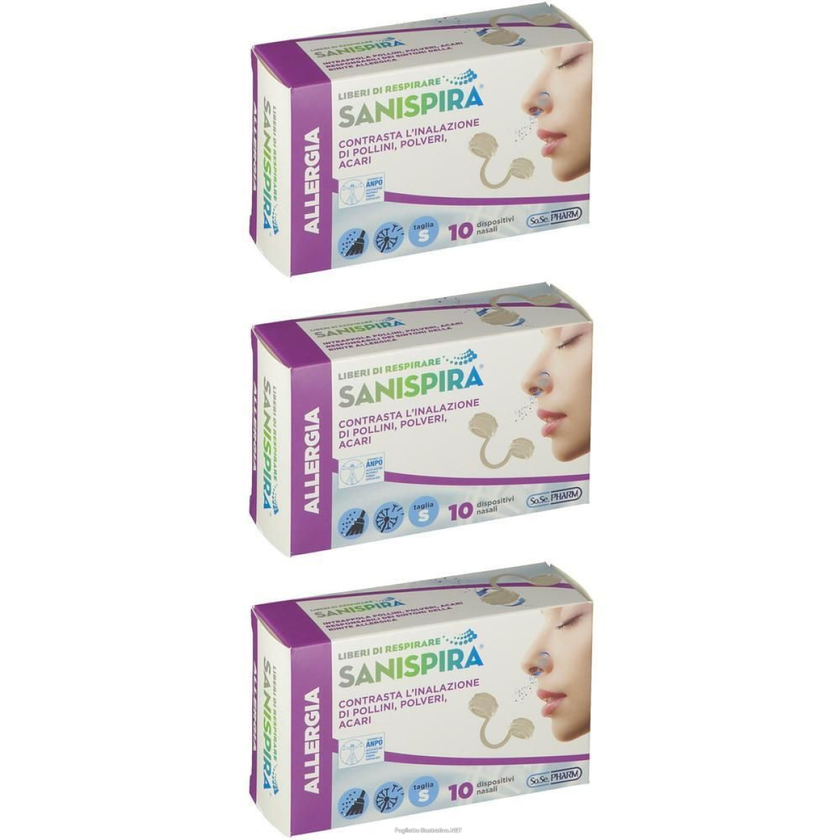 Cerca Offerte di sanispira® allergia taglia s 10 st e acquista online