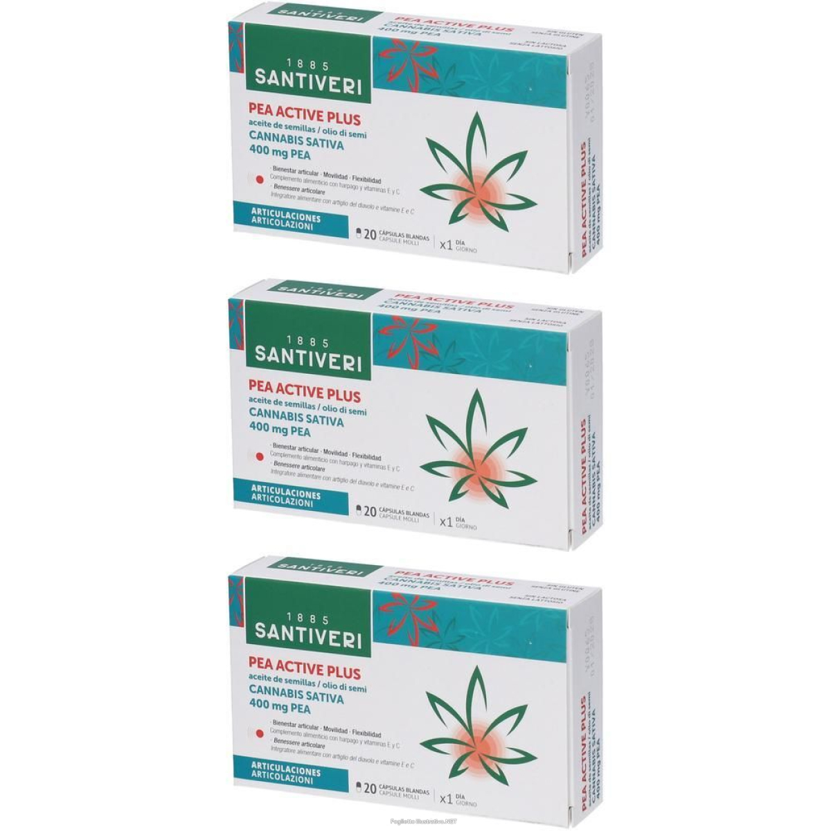 Cerca Offerte di santiveri cannabiactive forte cannabis sativa 400mg pea capsule molli e acquista online