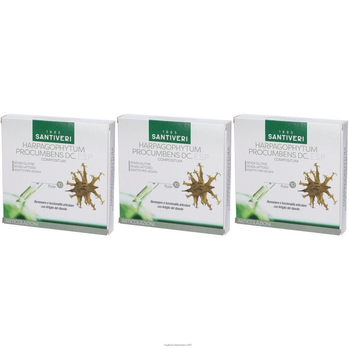 Cerca Offerte di santiveri harpagophytum procumbens dc. e.s.p articolazioni 3x10x10 ml e acquista online