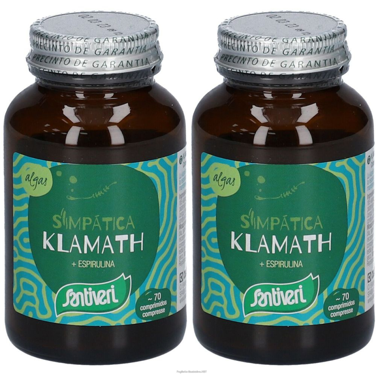 Cerca Offerte di santiveri klamath + spirulina set da 2 2x30 g compresse e acquista online