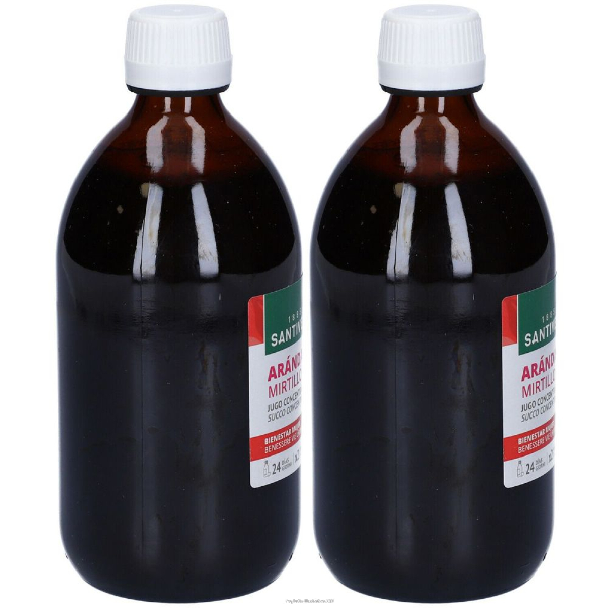 Cerca Offerte di santiveri mirtillo rosso succo set da 2 2x490 ml concentrato e acquista online