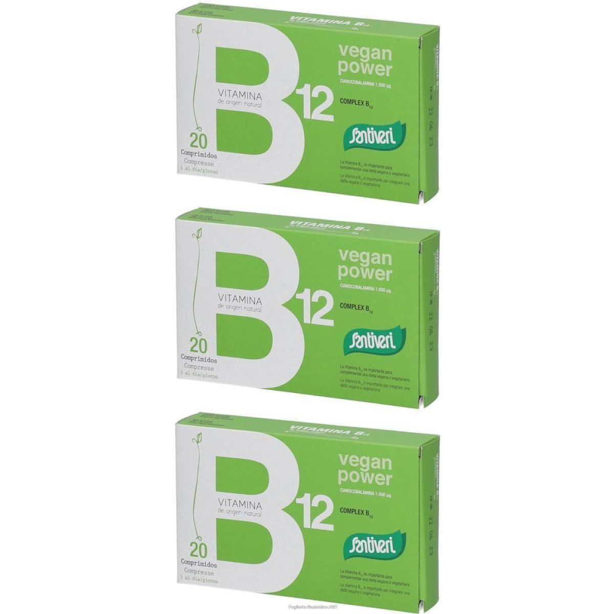Cerca Offerte di santiveri vegan power complex b12 3x10 g compresse e acquista online