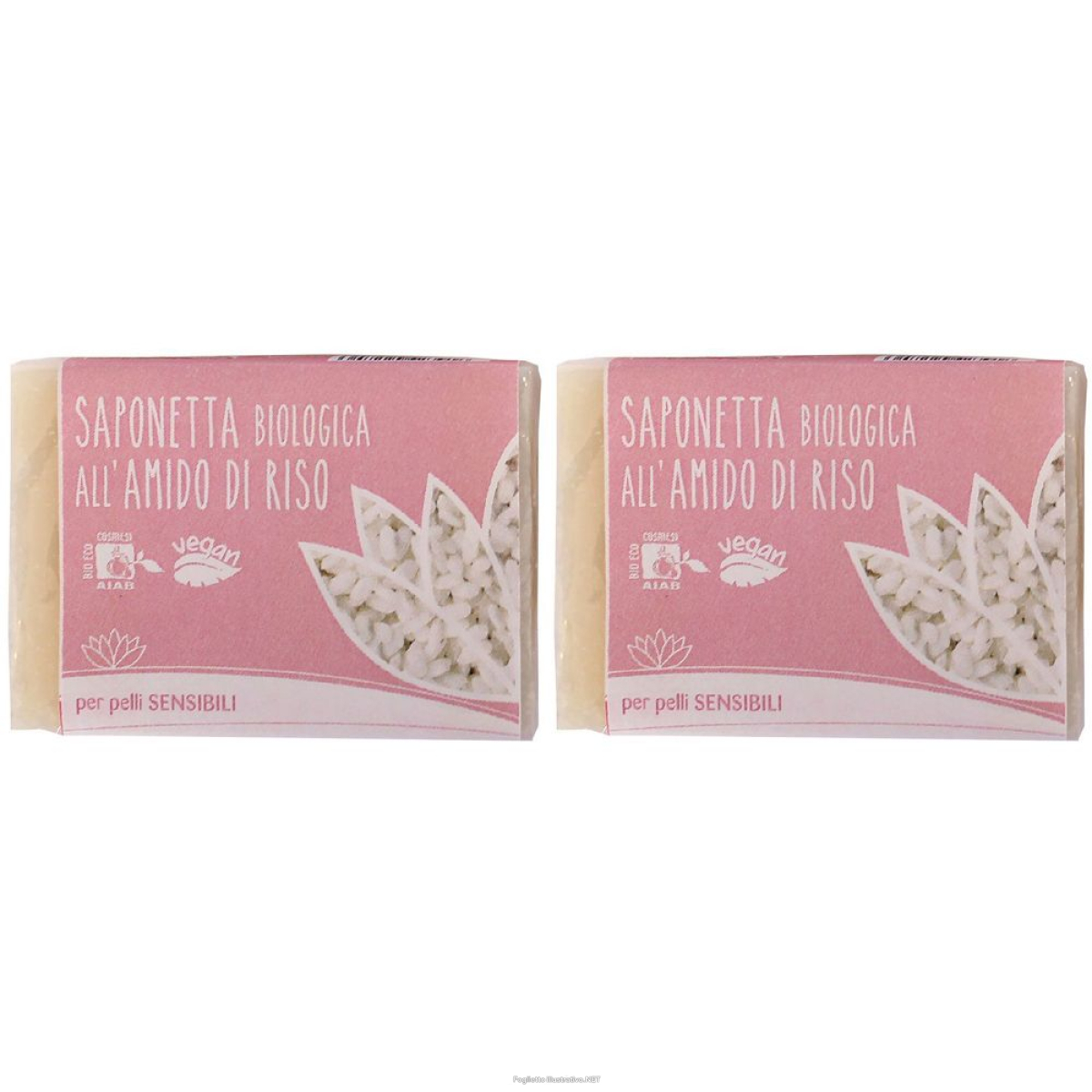 Cerca Offerte di saponetta amido di riso bio set da 2 2x100 g sapone e acquista online