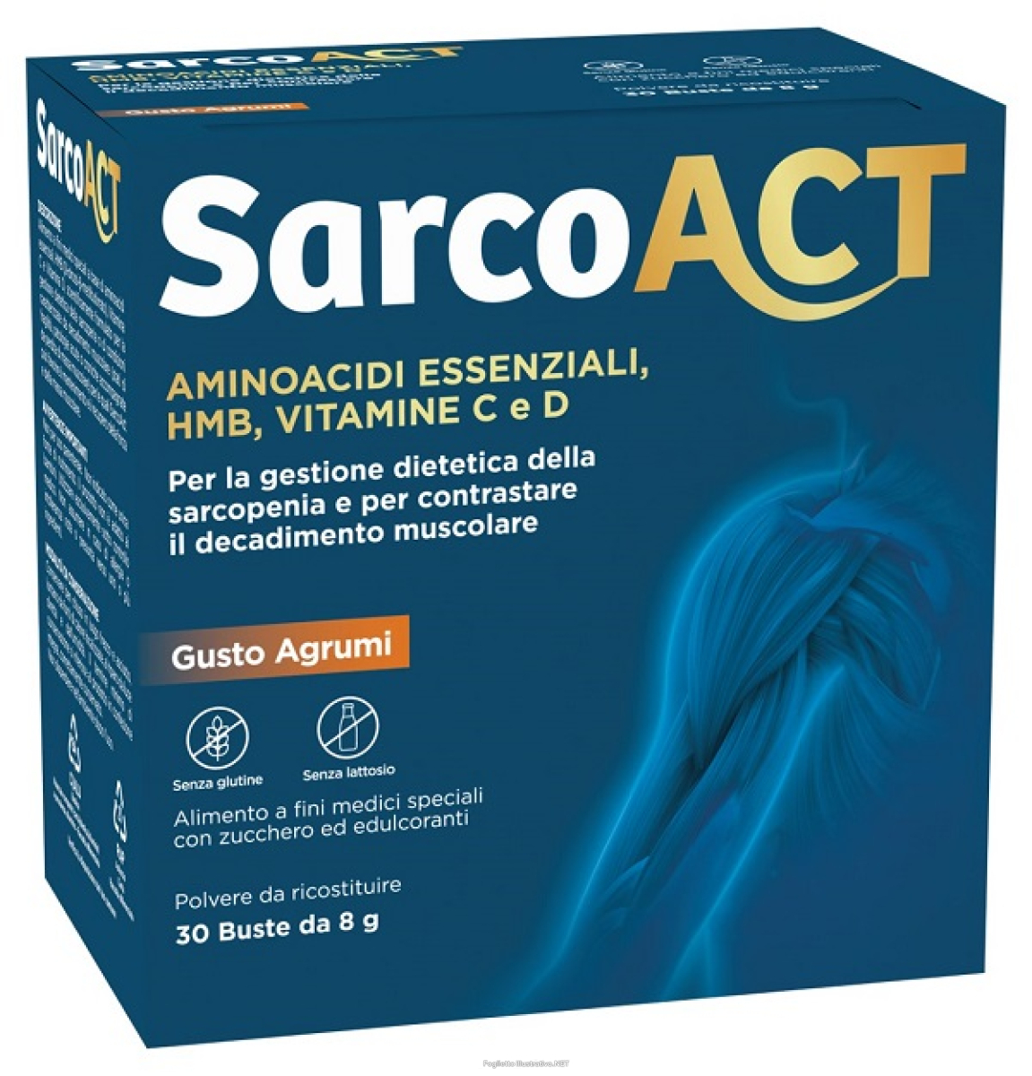 Cerca Offerte di sarcoact - amminoacidi essenziali, hmb, vitamine c e d. per la gestione dietetica della sarcopenia e per contrastare il decadimento muscolare. e acquista online
