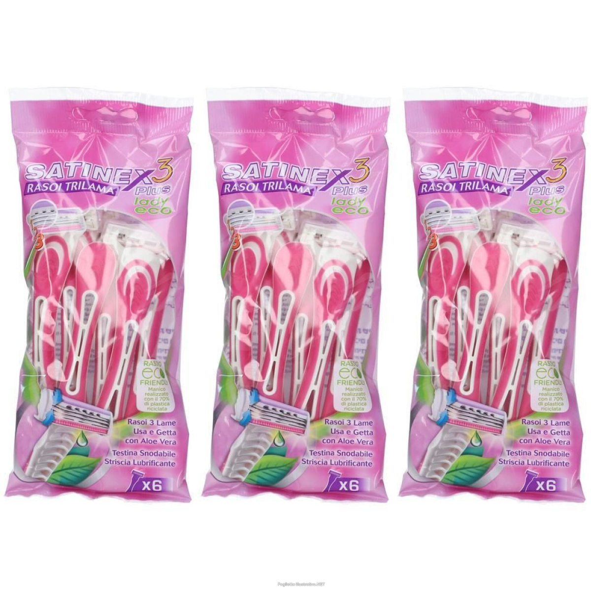 Cerca Offerte di satinex3 plus lady rasoi 3x6 st e acquista online