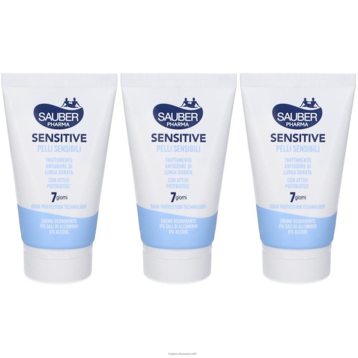 Cerca Offerte di sauber deo 7 giorni sensitive pelli sensibili crema deodorante 3x35 ml e acquista online