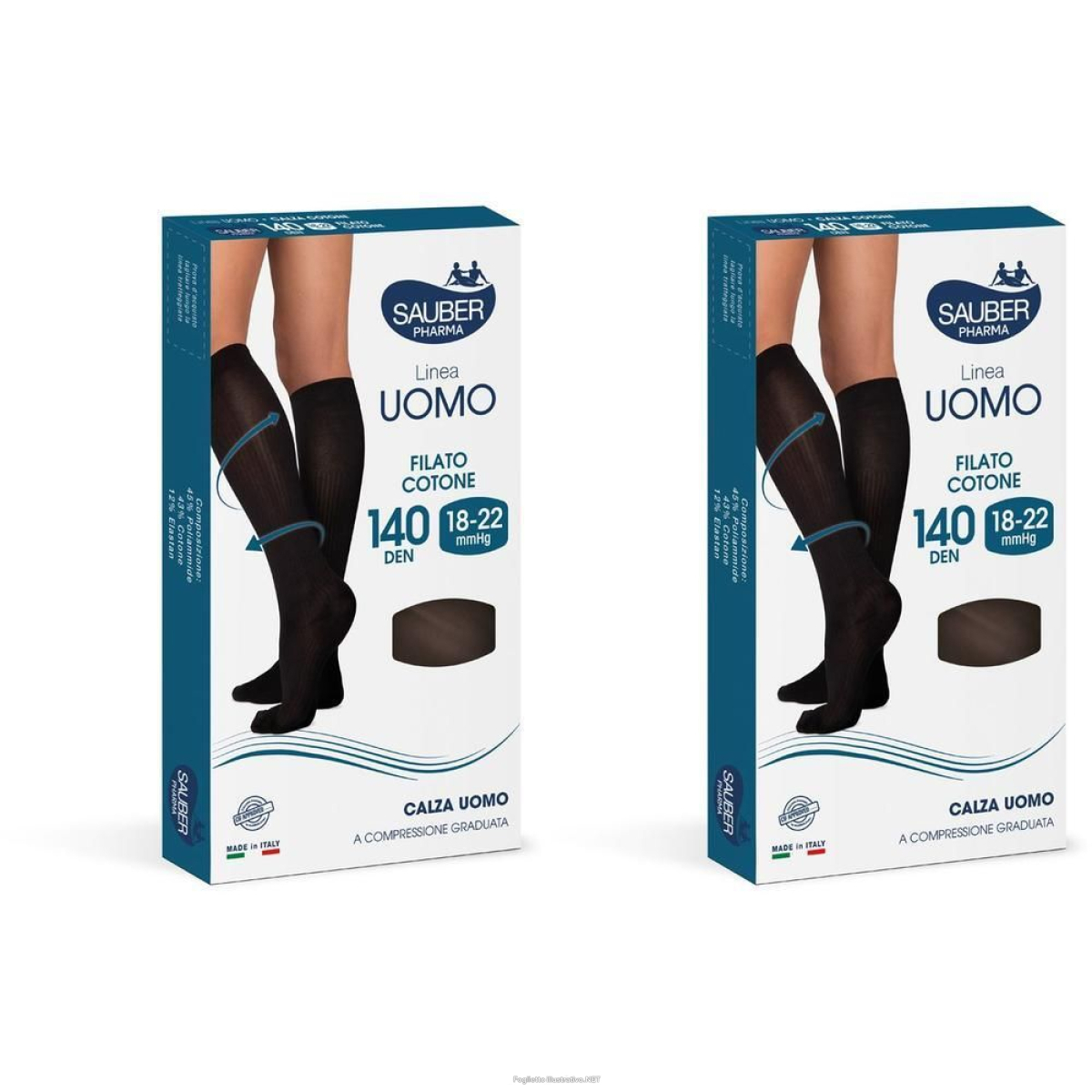 Cerca Offerte di sauber uomo cotone 140 den blu taglia l/xl - misura scarpe 43/45 1 st e acquista online