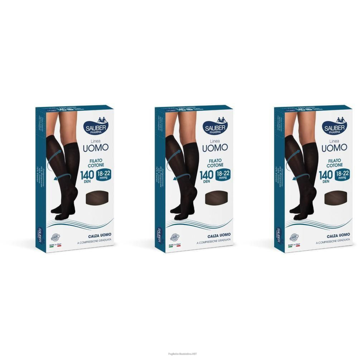 Cerca Offerte di sauber uomo cotone 140 den blu taglia l/xl - misura scarpe 43/45 1 st e acquista online