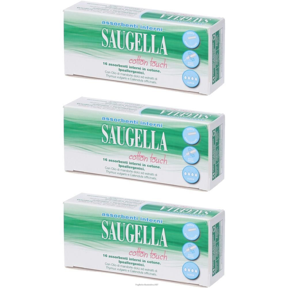 Cerca Offerte di saugella® cotton touch super assorbenti interni 3x16 pz e acquista online