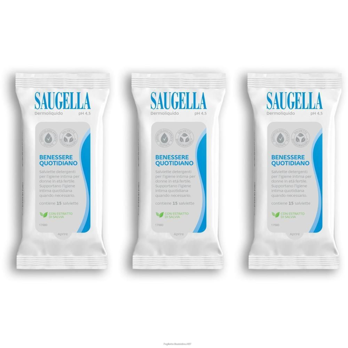 Cerca Offerte di saugella dermoliquido salviette intime 3x15 st e acquista online