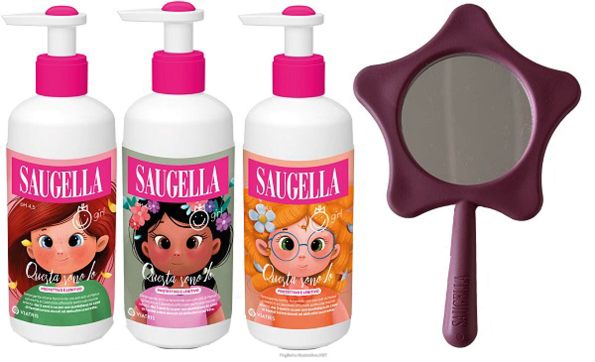 Cerca Offerte di saugella questa sono io bundle girl detergente con gadget - trio detergente intimo 200 ml + specchio omaggio e acquista online