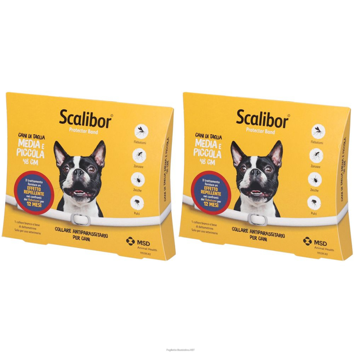 Cerca Offerte di scalibor protectorband 0,760 g collare medicato per cani set da 2 2x1 e acquista online