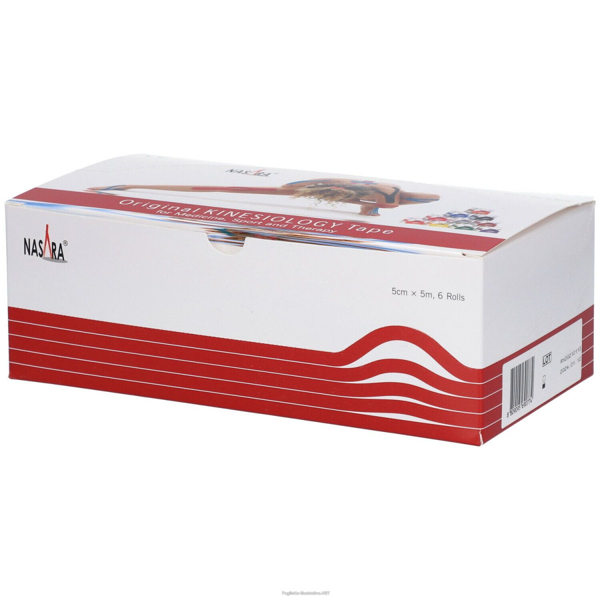 Cerca Offerte di scatola di nastro kinesologico nasara 6 pz cerotto e acquista online