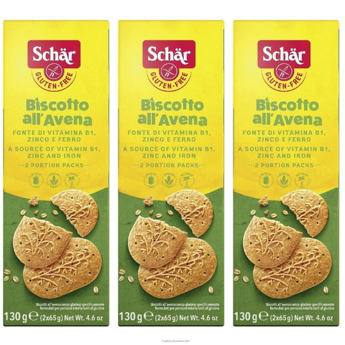Cerca Offerte di schär biscotti all'avena 3x2x65 g e acquista online